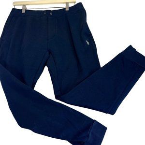 NWOT POLO RALPH LAUREN Mens M Blue Joggers Soft Logo Pockets